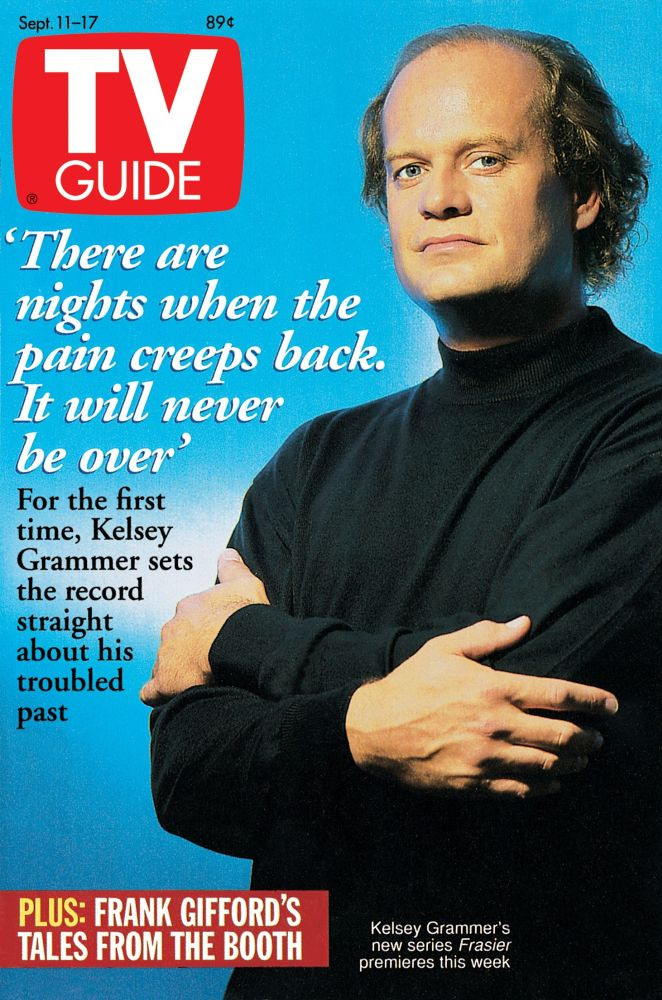 Frasier, Kelsey Grammer, Tv Guide Cover, September 11-17, Ph