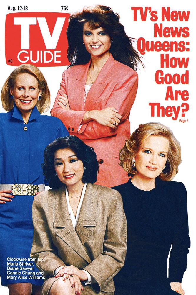 Clockwise From Left: Mary Alice Williams, Maria Shriver, Diane
