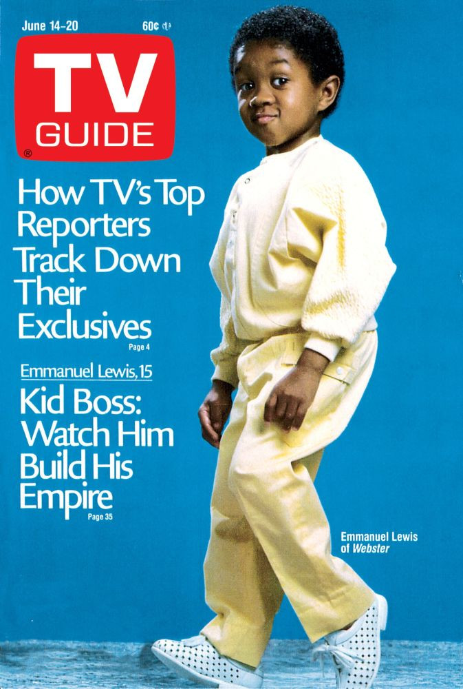 Webster, Emmanuel Lewis, Tv Guide Cover, June 1420, 1986. Tv Guide(02)