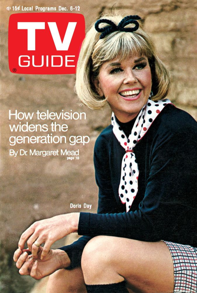Doris Day, Tv Guide Cover, December 6-12, 1969. Ph: Don Ornitz. Tv