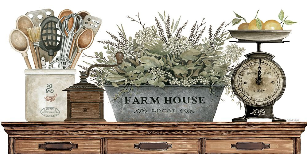 Farm House Kitchen Poster Print - Cindy Jacobs # VARPDXCIN3430 - Posterazzi