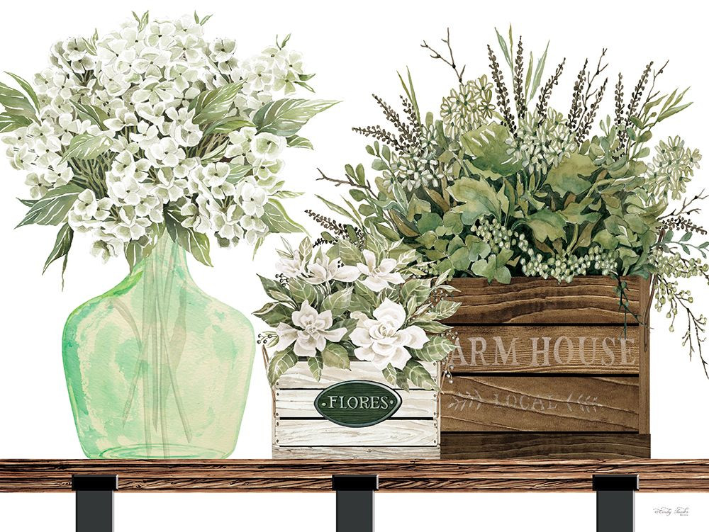 Farm House Florals Poster Print - Cindy Jacobs # VARPDXCIN3429 - Posterazzi