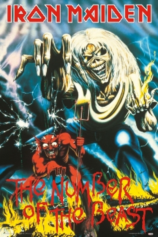 Iron Maiden - The Number Of The Beast Poster Print (24 X 36