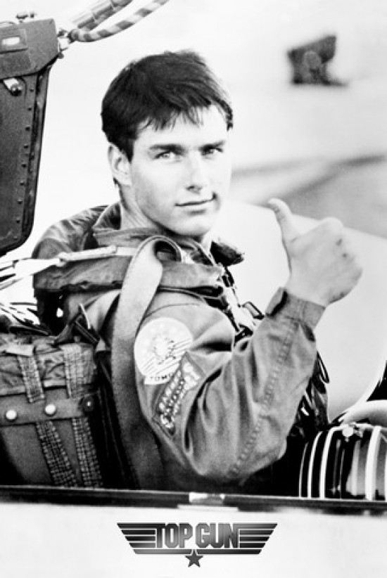 Top Gun Thumbs Up Tom Cruise Poster Poster Print - Item