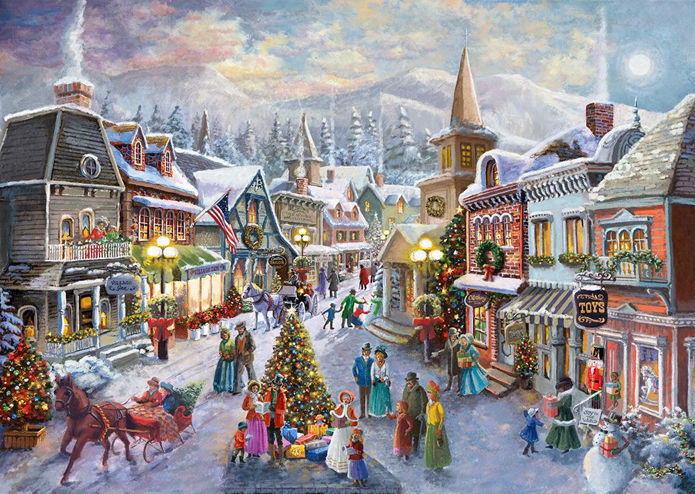 victorian-christmas-village-poster-print-nicky-boehme-24-x-17-posterazzi