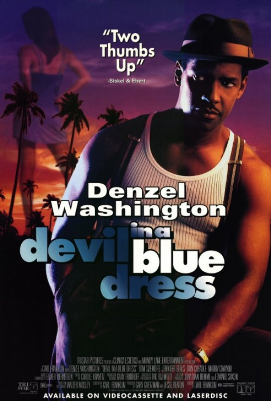 Devil In A Blue Dress Original 8x10 Lobby Card Poster Photo 1995 #3 Denzel