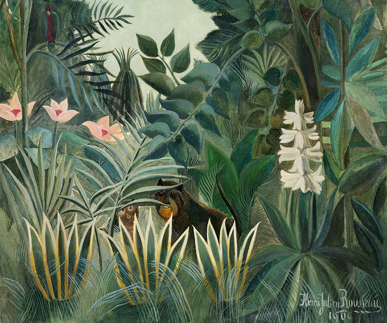 Rousseaus Jungle III Poster Print Henri Rousseau Posterazzi