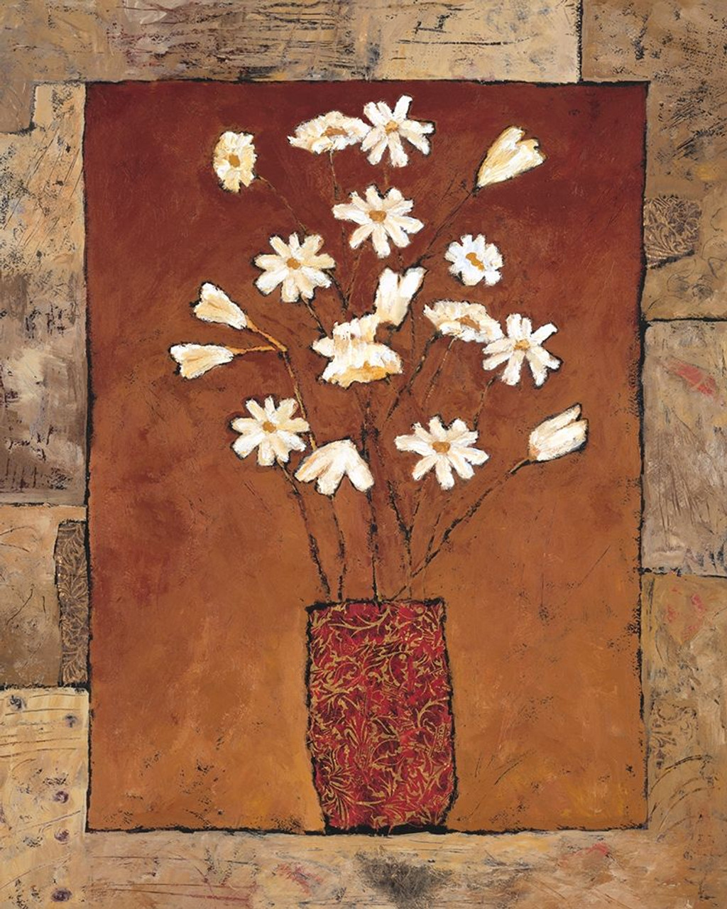 Blooms in Border IV Poster Print - Judi Bagnato - Posterazzi