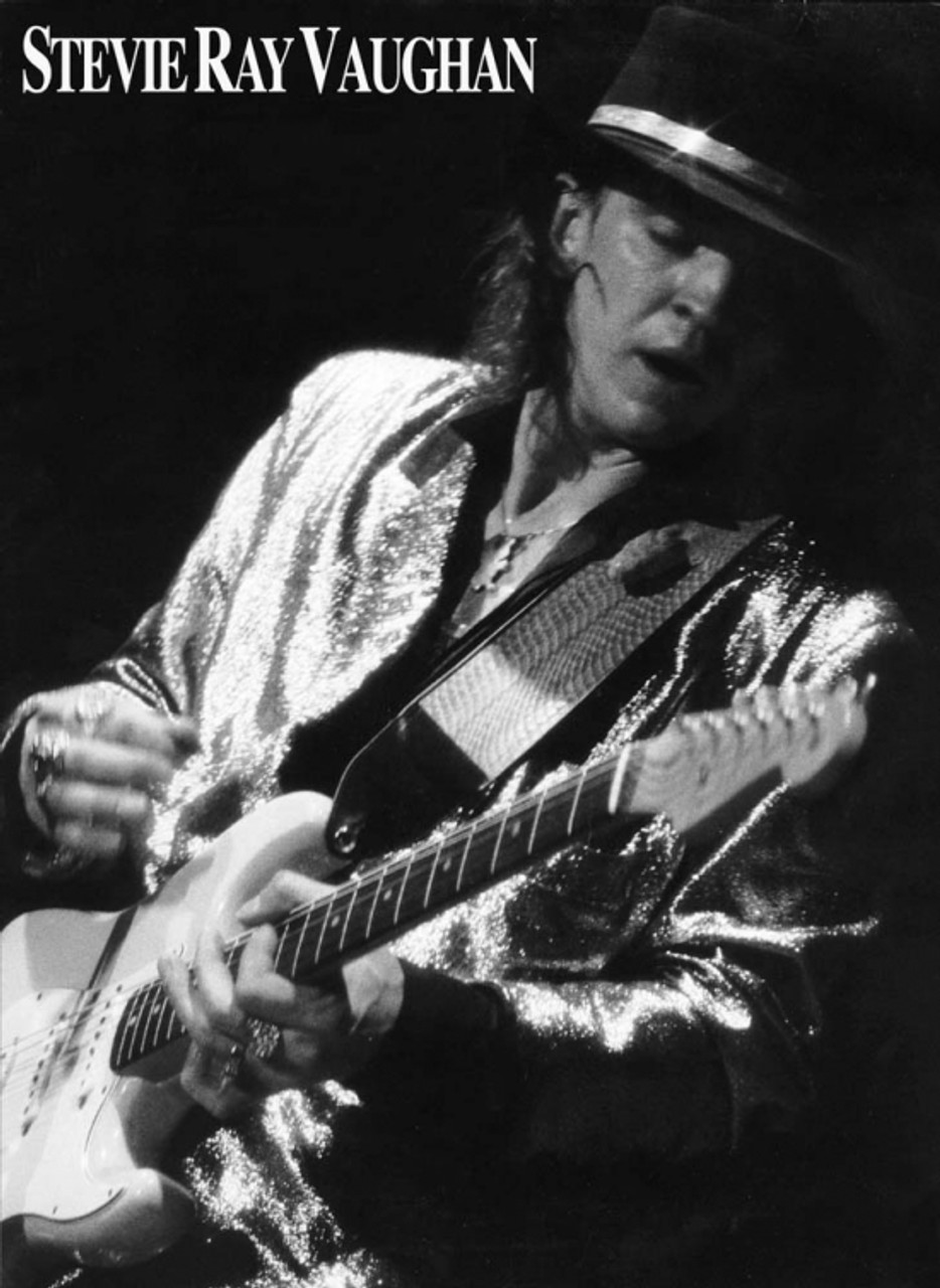 Stevie Ray Vaughan Live LiveGuitar Poster Poster Print