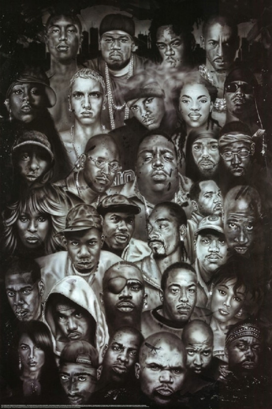 Legends of Rap and Hip Hop Poster Poster Print - Item