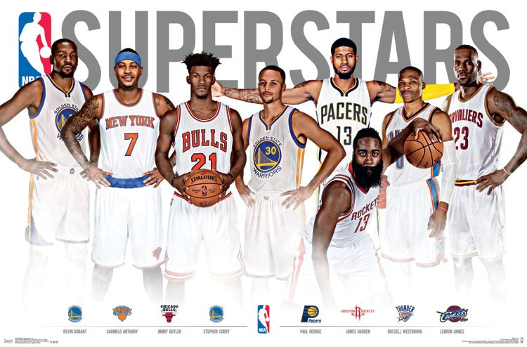 NBA - Superstars 16 Poster Print - Item # VARTIARP15118 - Posterazzi
