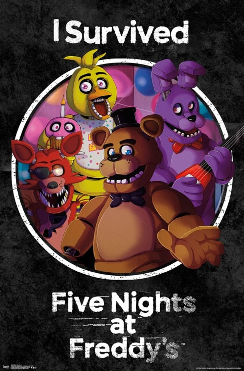 Five Nights at Freddy's - Survived Poster Print - Item # VARTIARP15845 - Posterazzi five-nights-at-freddy-s-survived-poster-print-item-vartiarp15845-posterazzi