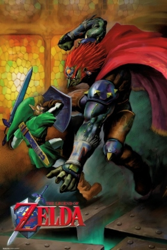 The Legend Of Zelda Link V Ganondorf Poster Poster Print - Item