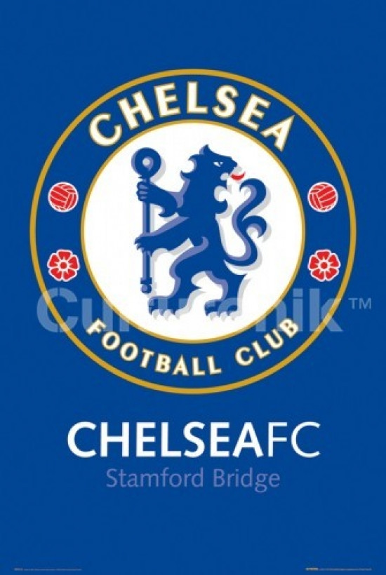 Chelsea FC Club Crest - Stamford Bridge Poster Poster Print - Item