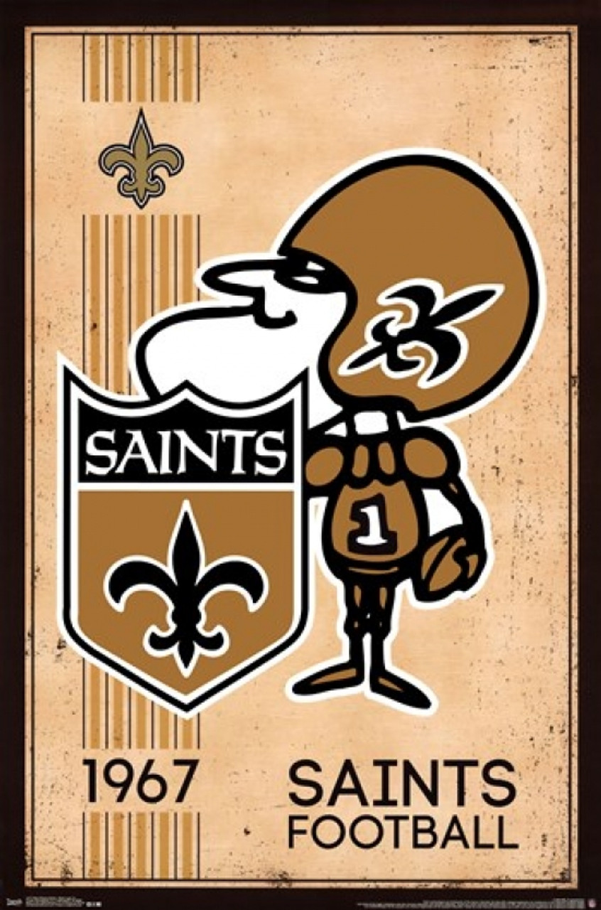 New Orleans Saints - Retro Logo 14 Poster Poster Print - Item # VARTIARP13177 - Posterazzi new-orleans-saints-retro-logo-14-poster-poster-print-item-vartiarp13177-posterazzi