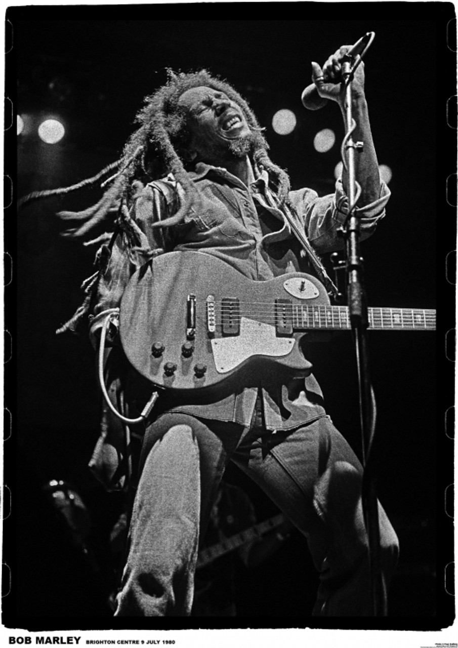 Bob Marley Brighton Live At Brighton Poster Poster Print
