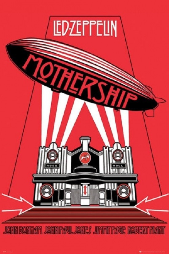 LED-ZEPPELIN MOTHERSHIP オリジナル両面ポスター LED-ZEPPELIN MOTHERSHIP オリジナル両面ポスター