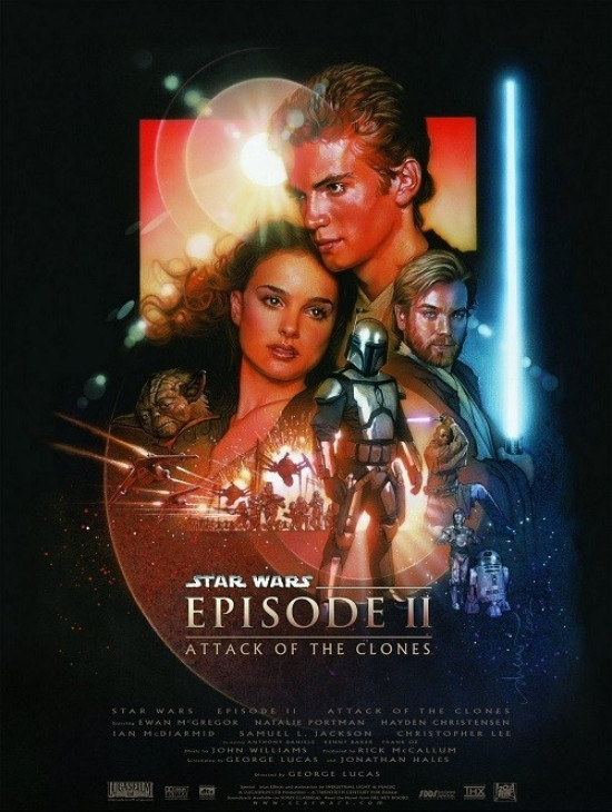 Star Wars Episode 2 Attack of the Clones Poster Poster Print