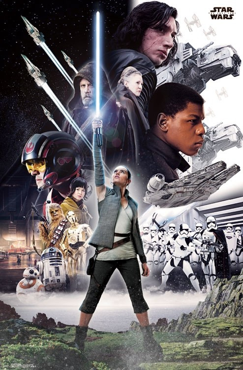 Star Wars The Last Jedi - Group Poster Print - Item
