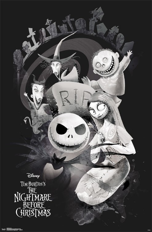 The Nightmare Before Christmas - RIP Poster Print - Item # VARTIARP15488 - Posterazzi the-nightmare-before-christmas-rip-poster-print-item-vartiarp15488-posterazzi