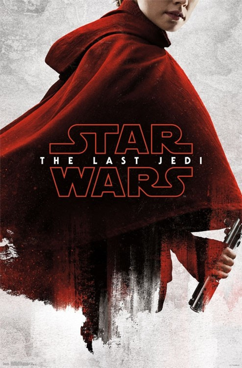 Star Wars The Last Jedi - Red Rey Poster Print - Item