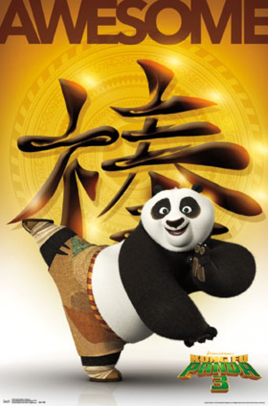 Kung Fu Panda 3 - Awesome Poster Poster Print - Item