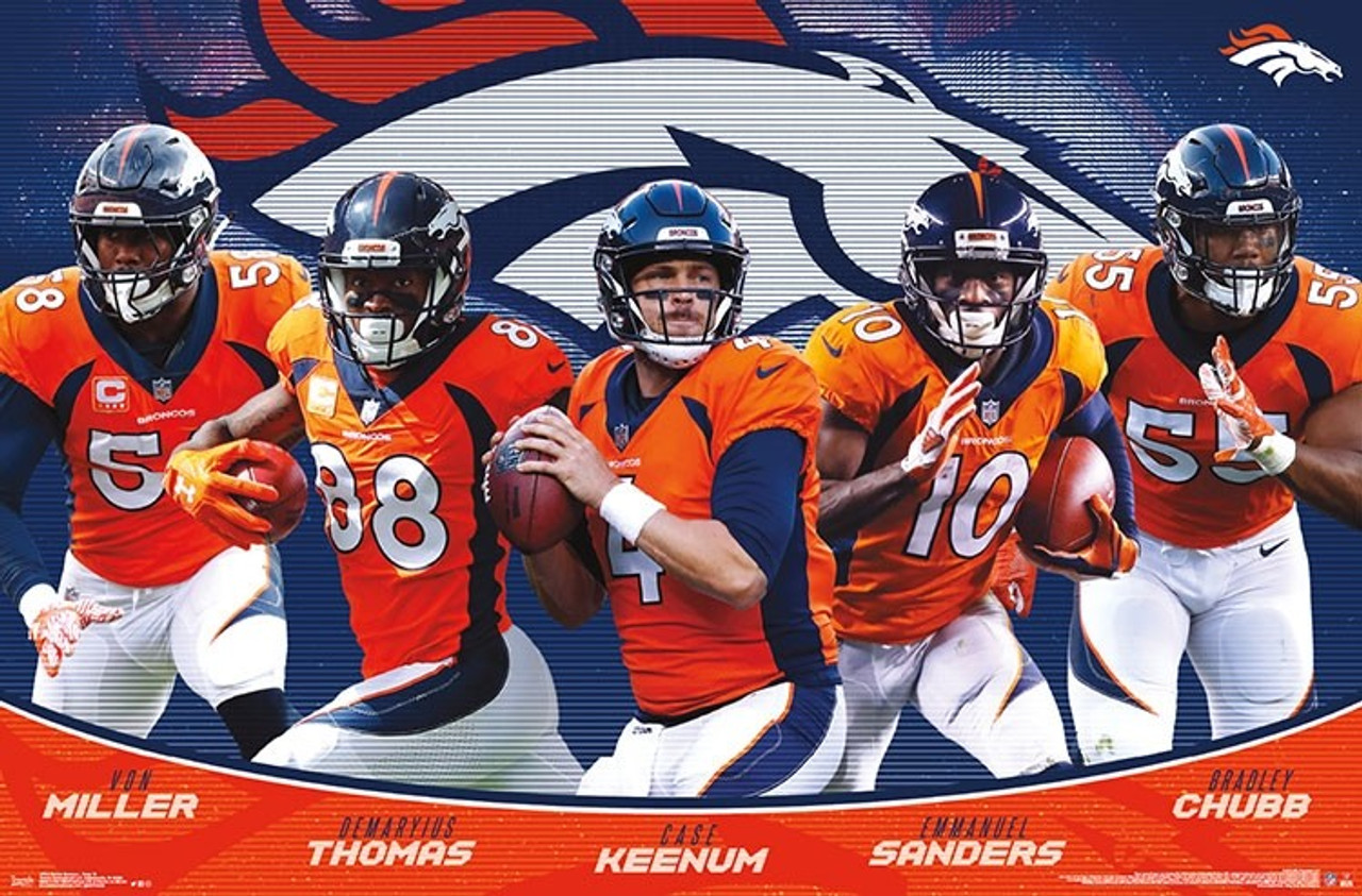 Denver Broncos - Team Poster Print - Item # VARTIARP17014 - Posterazzi denver-broncos-team-poster-print-item-vartiarp17014-posterazzi