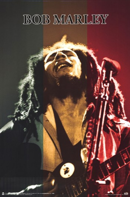 bob marley musical poster