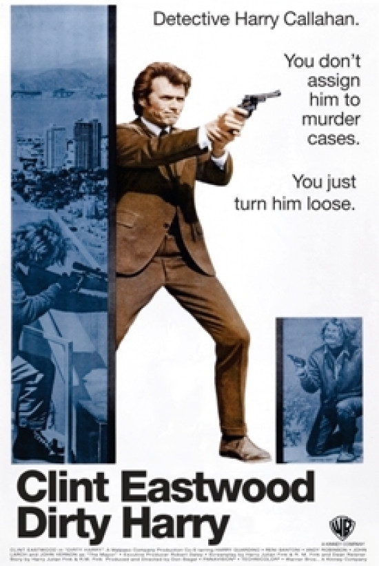 Dirty Harry - Clint Eastwood Poster Poster Print - Item