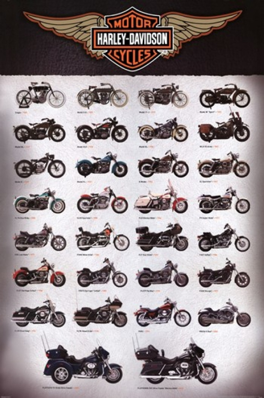 Harley Davidson - Evolution Poster Poster Print - Item # VARPYRPP32992