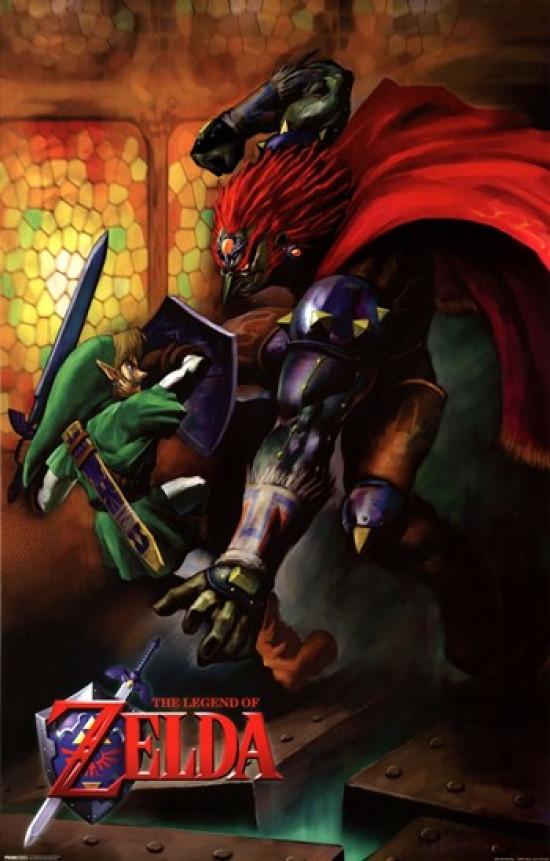 Zelda - Link vs. Ganondorf Poster Poster Print - Item