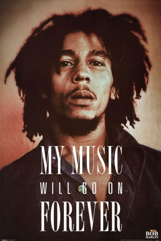 bob marley musical poster