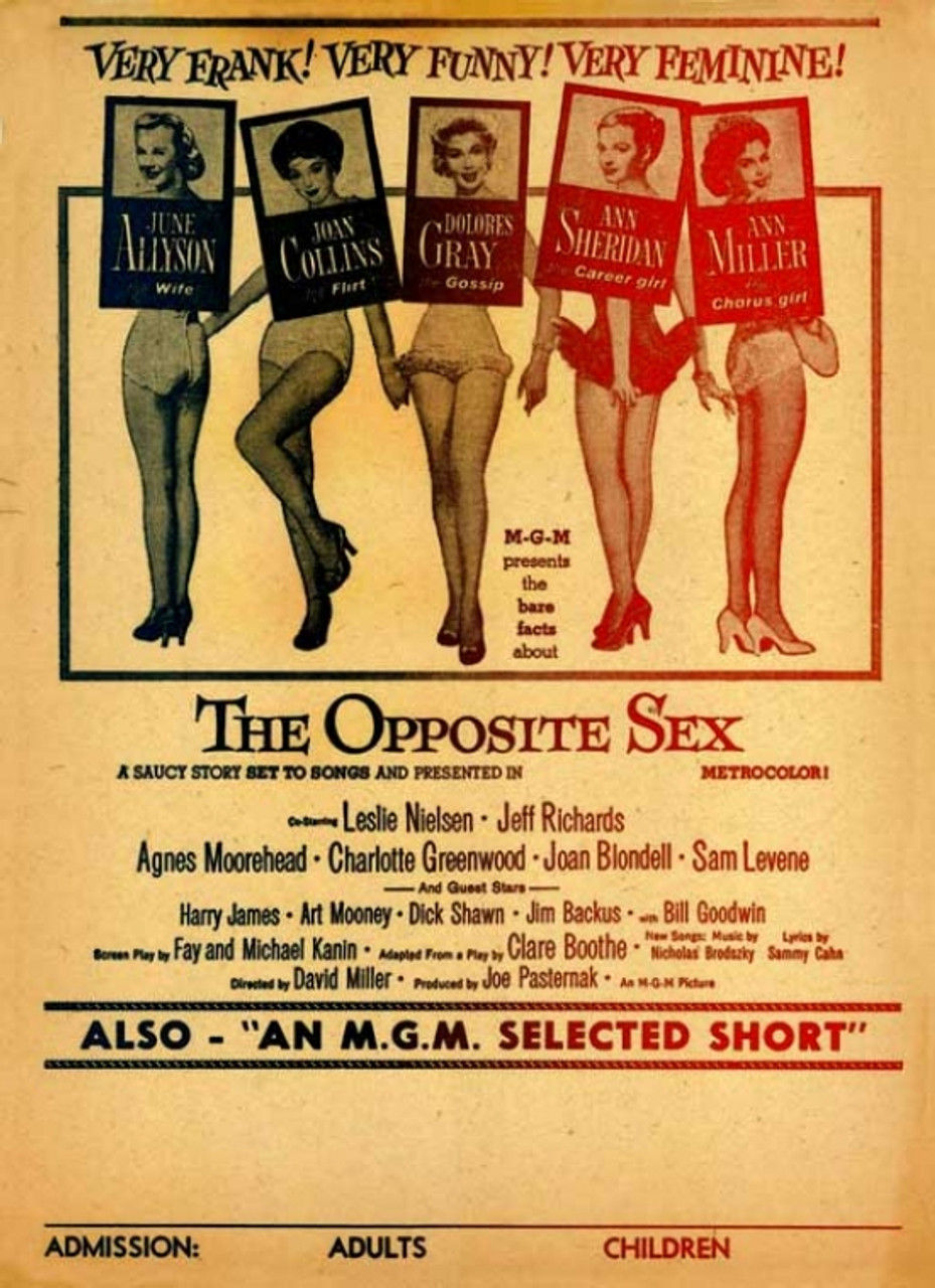 The Opposite Sex Movie Poster 11 X 17 Item Movib36643 Posterazzi