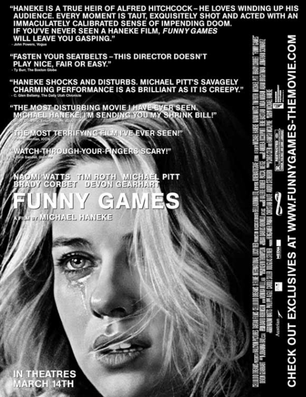 Funny Games U.S. Movie Poster (11 x 17) - Item # MOVAI4774 - Posterazzi