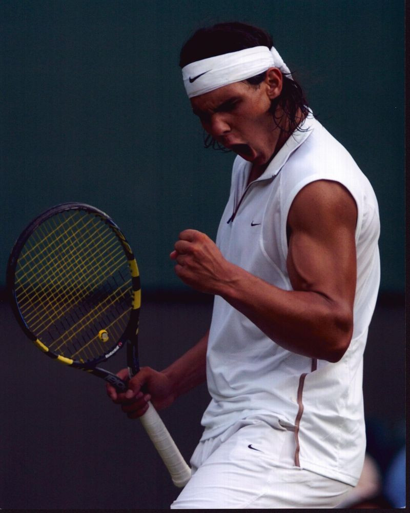 Rafael Nadal Making Fist During Match Photo Print Item