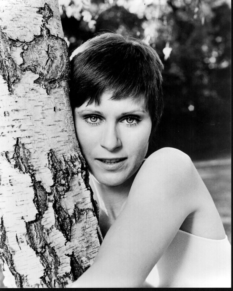 Susan Clark Leaning Against Tree Black And White Photo Print Item