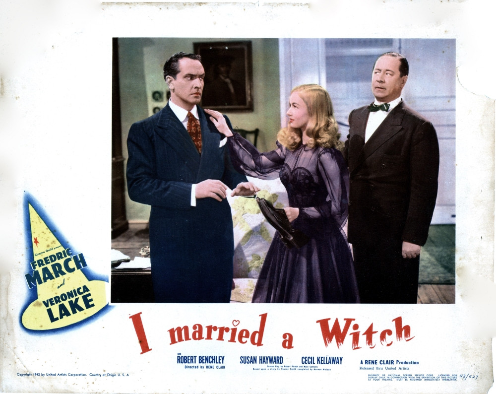i married a witch poster