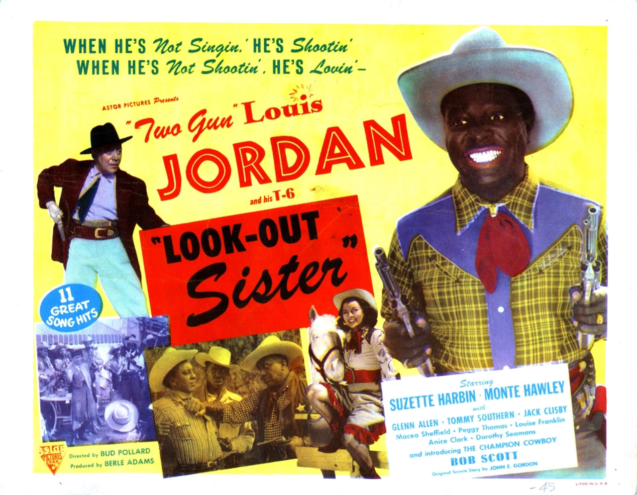 Look Out Sister Suzette Harbin Louis Jordan 1947 Movie Poster Masterprint -  Item # VAREVCM4DLOOUEC001H - Posterazzi
