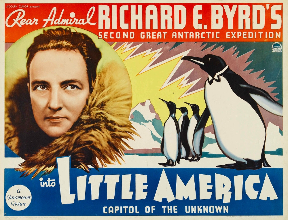 Into Little America Left: Richard E. Byrd 1935. Movie Poster