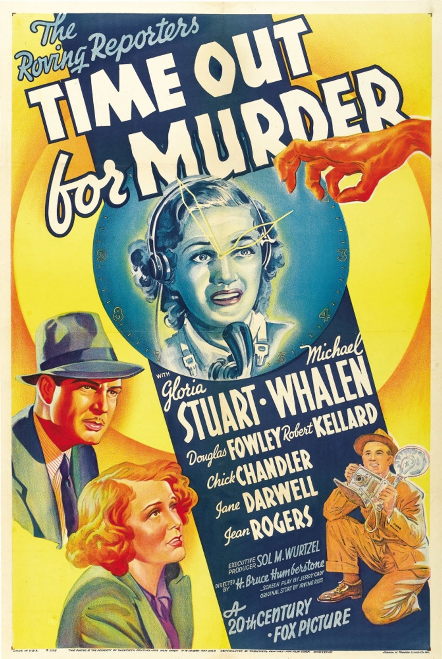 Time Out For Murder Top Center Gloria Stuart 1938 Movie Poster Masterprint Item Varevcmcdtiouec002h Posterazzi