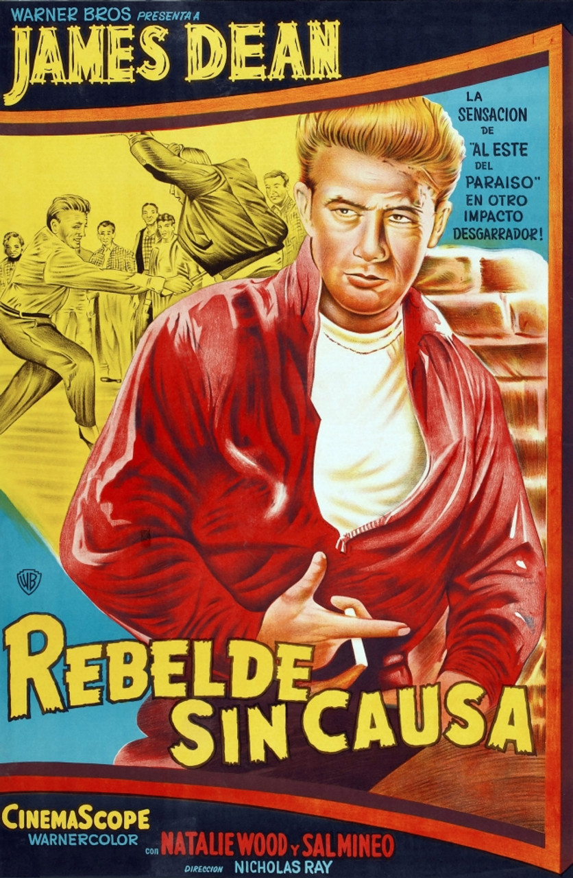 rebel without a cause movie poster