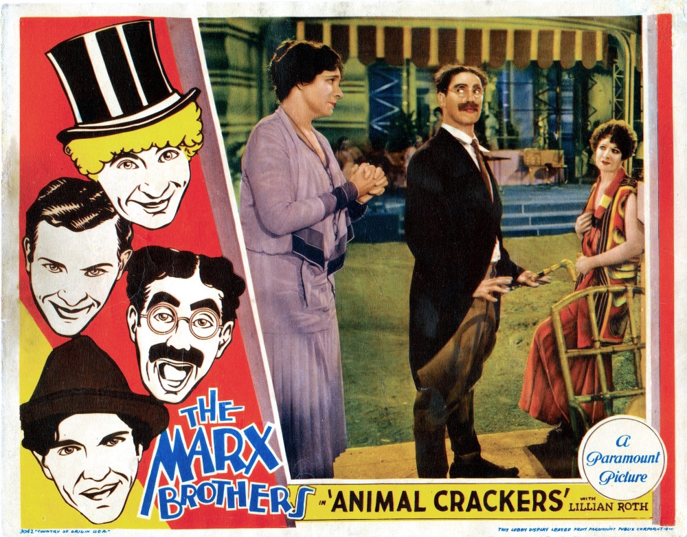 Animal Crackers Margaret Dumont Harpo Marx Zeppo Marx Groucho Marx