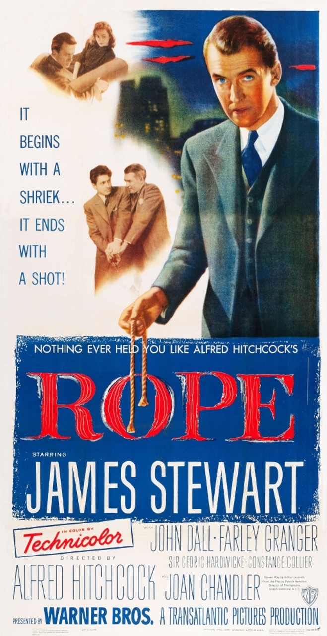 Rope Right: James Stewart 1948. Movie Poster Masterprint - Item