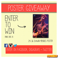 Shawn Mendes Poster Giveaway