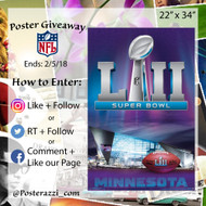 Super Bowl LII Poster Giveaway