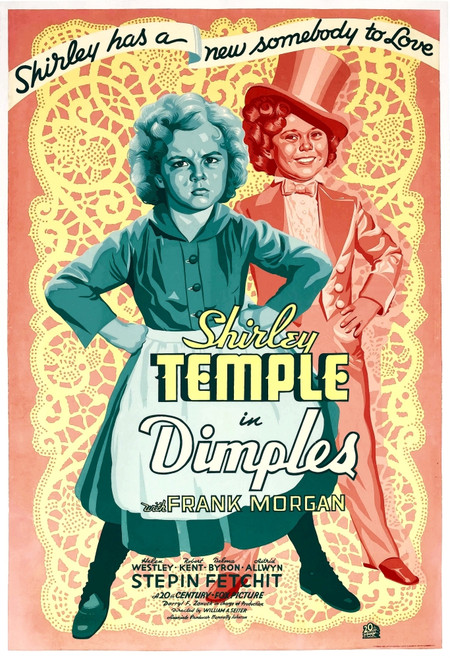 Dimples Shirley Temple 1936 Tm And Copyright ??20Th Century Fox Film Corp. All Rights Reserved./Courtesy Everett Collection Movie Poster Masterprint - Item # VAREVCMCDDIMPFE002H