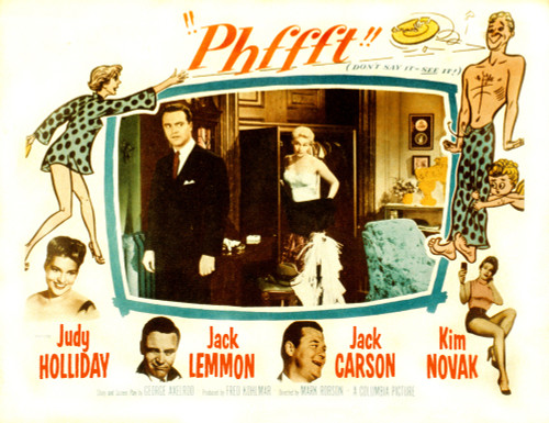 Phffft Bottom From Left: Judy Holliday Jack Lemmon Jack Carson Kim Novak Center From Left: Jack Lemmon Judy Holliday 1954 Movie Poster Masterprint - Item # VAREVCMSDPHFFEC002H