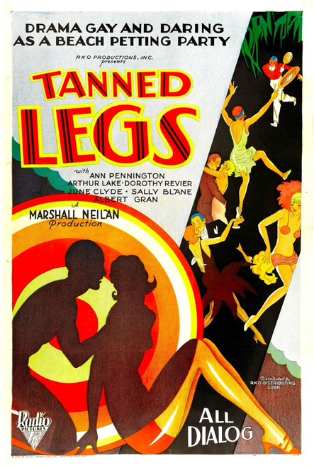 Tanned Legs 1929 Movie Poster Masterprint - Item # VAREVCMCDTALEEC001H