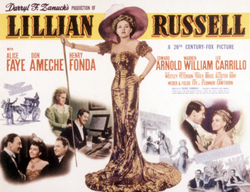 Lillian Russell Alice Faye 1940. Tm And Copyright ?? 20Th Century Fox Film Corp. All Rights Reserved. Courtesy: Everett Collection. Movie Poster Masterprint - Item # VAREVCMSDLIRUFE001H