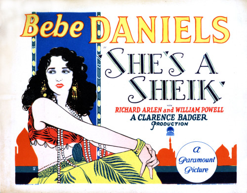 She'S A Sheik Bebe Daniels 1927 Movie Poster Masterprint - Item # VAREVCMSDSHASEC004H